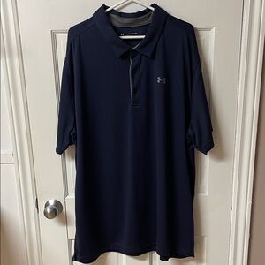 Under Armour loose fit navy polo shirt men’s size 4X